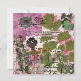 花を咲かせて ポートラドゥードル カードのスクラップ カード