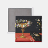 花を咲かせるタッツァの静物詩 マグネット (正面/裏面)