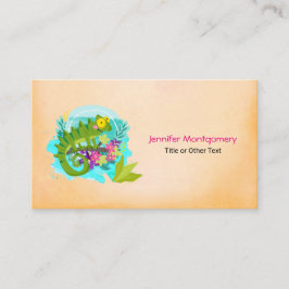 花を咲かせる熱帯トカゲ 名刺