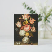 花を咲かせる静物 ポストカード (スタンド正面)