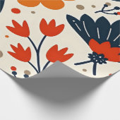 花を咲かせる ラッピングペーパー (角)