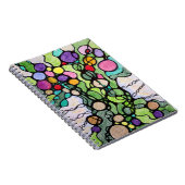 花を咲かせカラフルて実をつける木 ノートブック (右側)