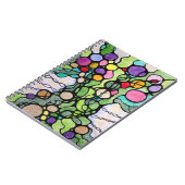 花を咲かせカラフルて実をつける木 ノートブック (左側)