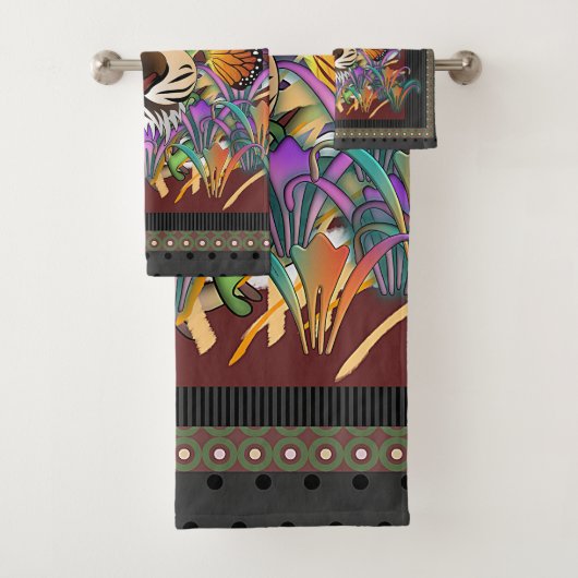 花を嗅ぐだけの小説のようなタオルセット バスタオルセット (インサイチュ)