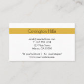 花を売る|ヒマワリファーム名刺 名刺 (裏面)