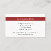 花を売る|フラワーファームの名刺 名刺 (裏面)