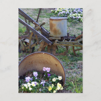 花を引く ポストカード