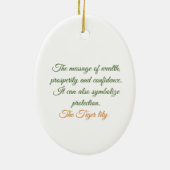 花を意味するセラミックオーナメント セラミックオーナメント (裏面)