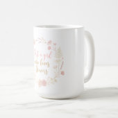 花を愛するただの女の子 コーヒーマグカップ (正面右)