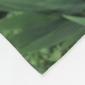 花を愛する人のためのブルーアイリスブランケット フリースブランケット (角)