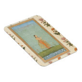 花を持ち、百合の池の横に立っている婦人のために マグネット (右側)