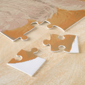 花を持つかわいいリトルハムスター ジグソーパズル (側面)