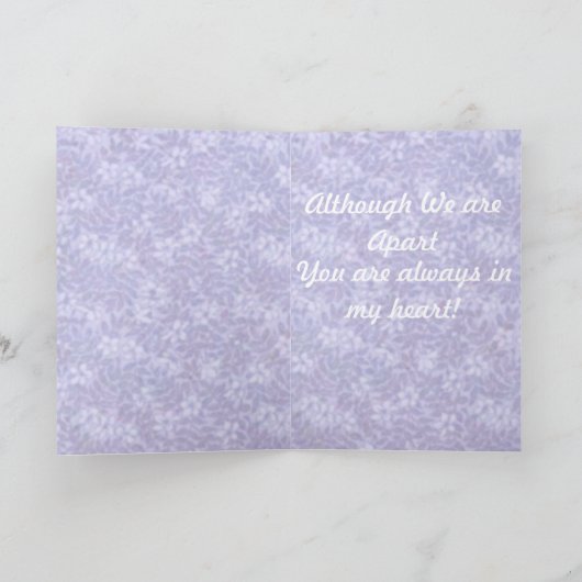 花を持つかわいい恋しく思小さなハムスター カード (内部)