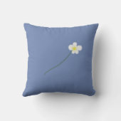 花を持つかわいい毛皮のハムスター クッション (裏面)