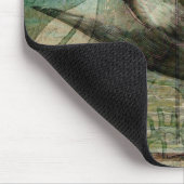 花を持つつばめ マウスパッド (コーナー)