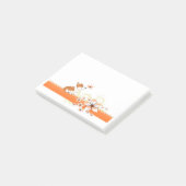 花を持つウェルシュコーギー ポストイット (アングル)