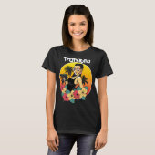 花を持つギャング娘トランキーロ Tシャツ (正面フル)