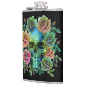 花を持つデスグリーンスカル フラスク (左)