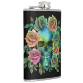 花を持つデスグリーンスカル フラスク (右)