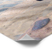 花を持つペルー人女性 ポスター (角)