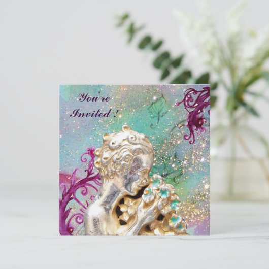 花を持つ女の子の金ゴールドきらめき，ブルーサファイア 招待状 (スタンド正面)