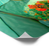 花を持つ女の子バンゴッホのポスター&プリント ポスター (角)