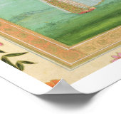 花を持つ女性、Small Clive Albumより ポスター (角)