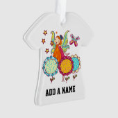 花を持つ庭の妖精 オーナメント (正面)