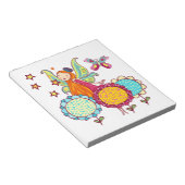 花を持つ庭の妖精 ノートパッド (アングル)