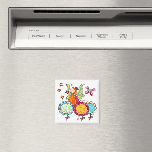 花を持つ庭の妖精 マグネット (インサイチュ (食洗機))