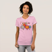 花を持つ庭の妖精 Tシャツ (正面フル)