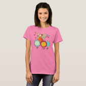 花を持つ庭の妖精 Tシャツ (正面フル)