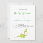 花を持つ龍 招待状 (正面)