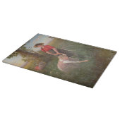 花を摘む少女たち カッティングボード (角)