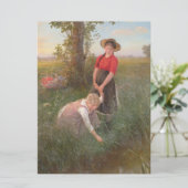 花を摘む少女たち カード (スタンド正面)