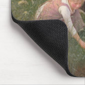 花を摘む少女たち マウスパッド (コーナー)