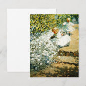 花を摘む招待状 招待状 (正面/裏面)