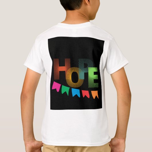 花を望む Tシャツ (裏面)