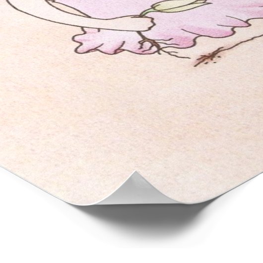 花を枯らす ポスター (角)