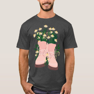 花を深い Tシャツ