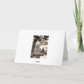 花を添えたウェディングプランナーへのお祝いカードの流れ カード (裏面)