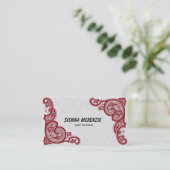 花を渦巻く 名刺 (スタンド正面)