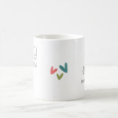 花を育ててくれてありがとう先生 コーヒーマグカップ (中央)