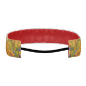 花を育てる白のまわりにいケシ アスレチックヘッドバンド (裏面)