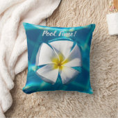 花を贈きらめくるスイミングプール クッション (ブランケット)