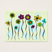 花を贈るスティックギフトラベル (正面)