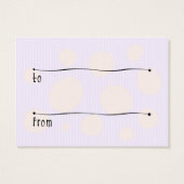 花を贈るスティックギフトラベル (裏面)