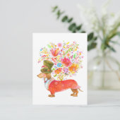 花を贈る ポストカード (スタンド正面)