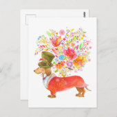 花を贈る ポストカード (正面/裏面)