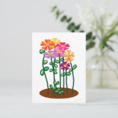 花を贈る ポストカード (スタンド正面)